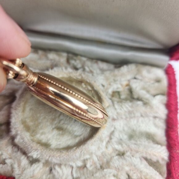 1900 American Waltham Seaside Model 1891 0s Crescent 20Y Case Pocket Watch Runs - Picture 10 of 16